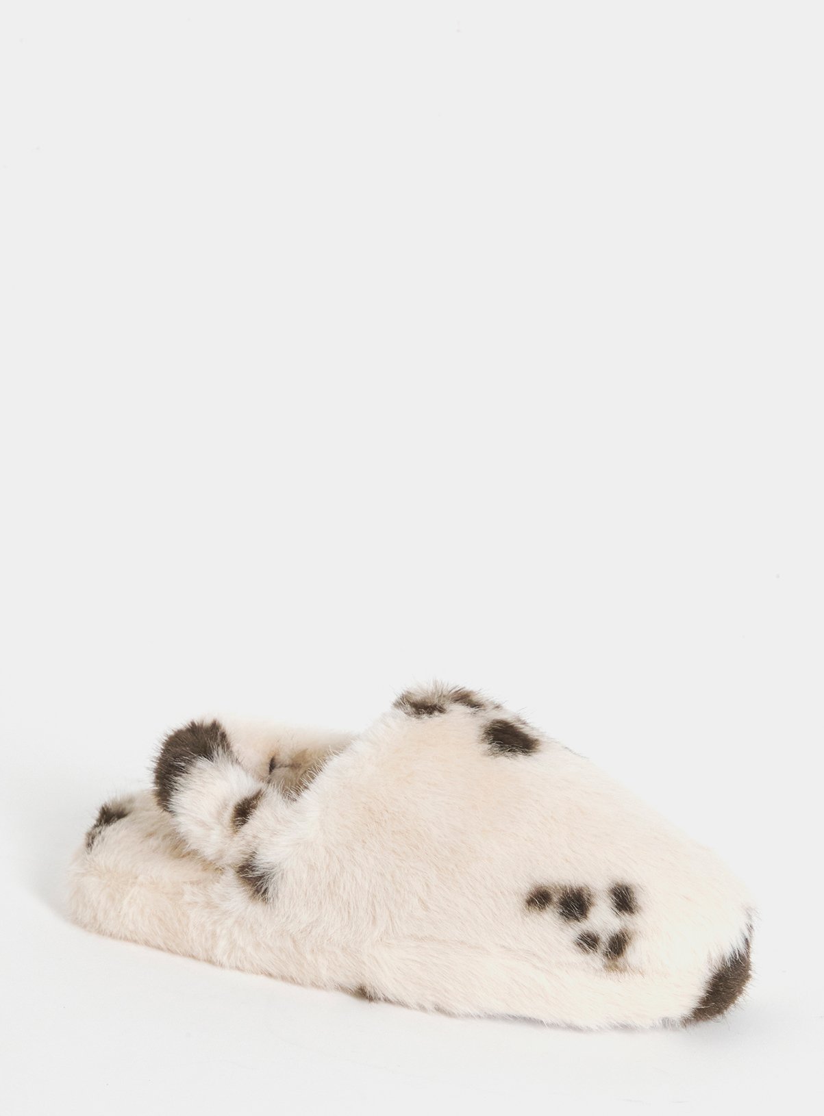 SIMPLY BE Fluffy Slingback Slippers Wide Fit 4 - Image 3 thumbnail